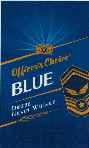 Officer's Choice Blue Deluxe Grain Whisky Device mark 2435498 Trademark