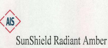 Ais Sun Shield Radiant Amber (device) Device mark 2463665 Trademark