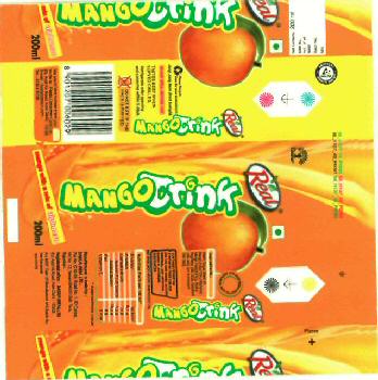 Mango Drink (label) Device mark 2489517 Trademark
