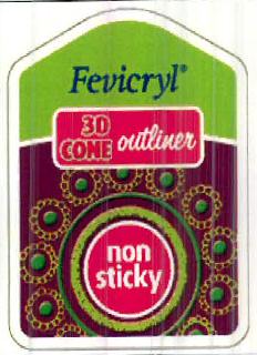 Fevicryl 3d Cone Outliner Non Sticky Device mark 2518420 Trademark