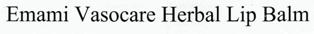 Emami Vasocare Herbal Lip Balm Device mark 2527023 Trademark