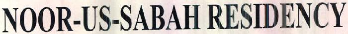 Noor-us-sabah Residency Device mark 2557410 Trademark