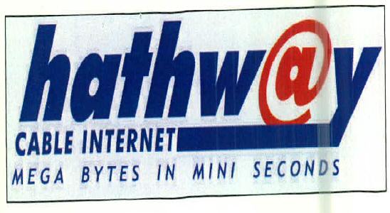 Hathw@y Cable Internet Mega Bytes In Seconds Device mark 2560777 Trademark