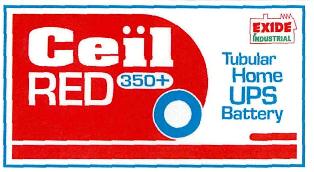 Exide Ceil Red 350+(label) Device mark 2564058 Trademark