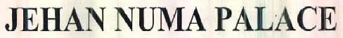 Jehan Numa Palace Device mark 2568335 Trademark