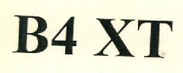 B4 Xt Device mark 2599663 Trademark