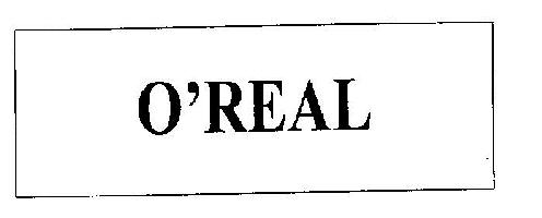 O' Real (device) Device mark 2609599 Trademark