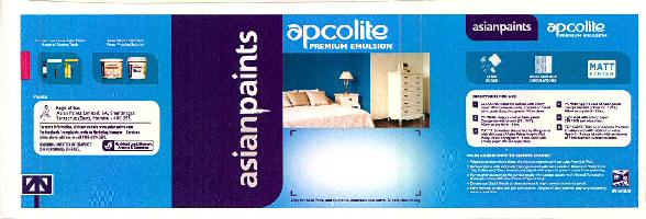 Asianpaints Apcolite Device mark 2615304 Trademark