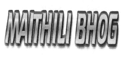 Maithili Bhog (device) Device mark 2335071 Trademark