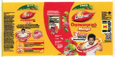 Dabur Chyawanprash Mango (label) Device mark 2629385 Trademark