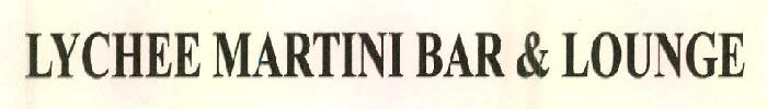Lychee Martini Bar & Lounge Device mark 2629496 Trademark