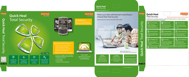 Quick Heal Total Security Label Device mark 2652363 Trademark