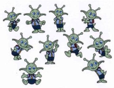 Cartoon Character-multiple Device mark 2660061 Trademark