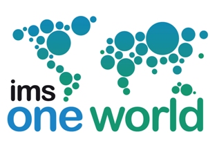 Ims One World With Device Of Bubbles Device mark 2708600 Trademark
