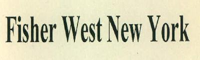 Fisher West New York Device mark 2711037 Trademark