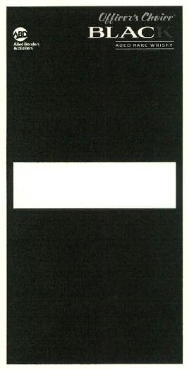 Officer's Choice Black Aged Rare Whisky Device mark 2739294 Trademark