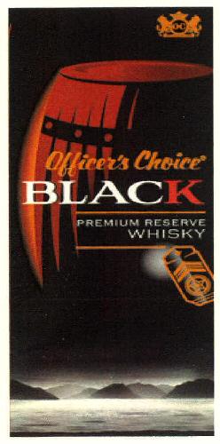 Officer's Choice Black Premium Reserve Whisky Device mark 2739303 Trademark