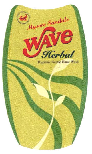 Mysore Sandals Wave Herbal Device mark 2740242 Trademark