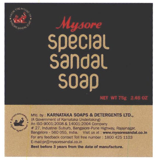 Mysore Special Sandal Soap Device mark 2740251 Trademark