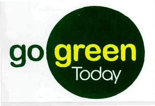 Go Green Today (device) Device mark 2746346 Trademark