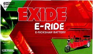 Exide E-ride(label) Device mark 2799877 Trademark