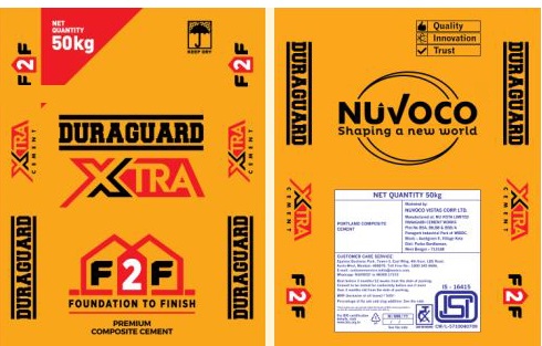 Duraguard Xtra F2f Nuvoco (packaging With Bag Lay Out) Device mark 5287277 Trademark