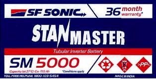 Sf Sonic Stanmaster Sm 5000(label) Device mark 2815734 Trademark