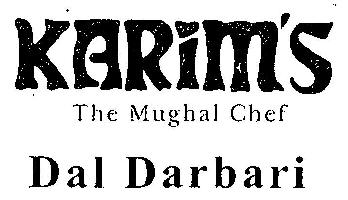 Karim's The Mughal Chef Dal Darbari Device mark 2894267 Trademark