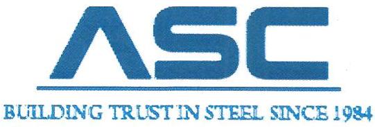 Device Of Asc With Tagline Of Building Trust In Steel Since 1984 Device mark 2905856 Trademark