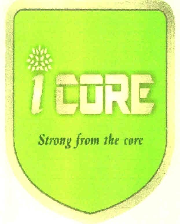 I Core Strong From The Core Device mark 3020542 Trademark