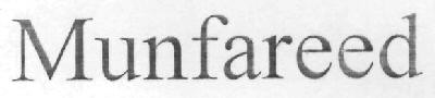 Munfareed Device mark 3036425 Trademark