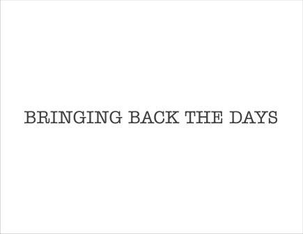 Bringing Back The Days Device mark 3044384 Trademark