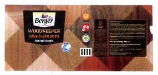 Berger Woodkeeper (label) Device mark 3107601 Trademark