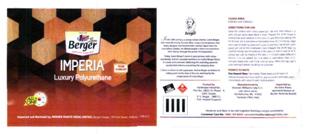 Berger Imperia (label) Device mark 3107605 Trademark