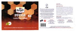 Berger Imperia (label) Device mark 3107607 Trademark