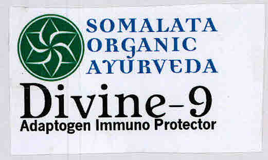 Somalata Organic Ayurveda Divine-9 Adaptogen Immuno Protector Device mark 3136906 Trademark
