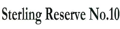 Sterling Reserve No.10 Device mark 3144825 Trademark