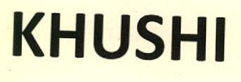 Khushi Device mark 3144930 Trademark