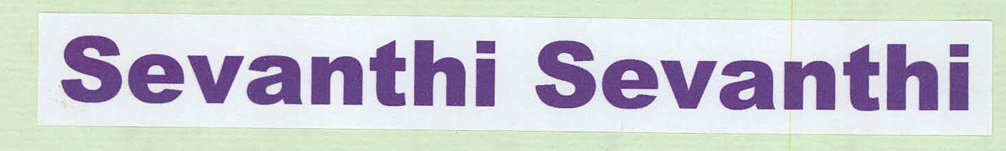 Sevanthi Sevanthi Device mark 3153854 Trademark