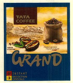 Tata Coffee Grand Device mark 3176317 Trademark