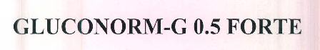 Gluconorm-g 0.5 Forte Device mark 3194600 Trademark