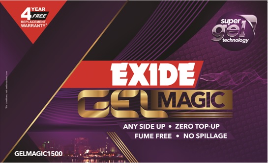 Exide Gel Magic Device mark 3220727 Trademark