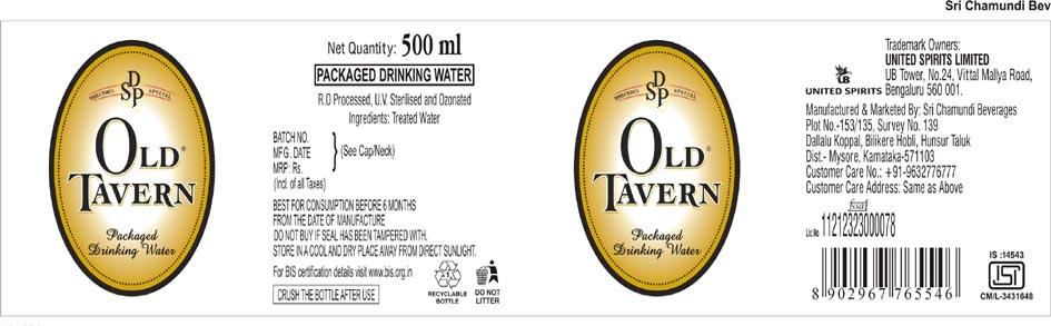 Dsp Old Tavern Packaged Drinking Water (label) Device mark 3220762 Trademark