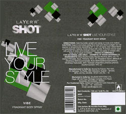 Layer'r Shot With Miscellaneous Device Device mark 3224606 Trademark