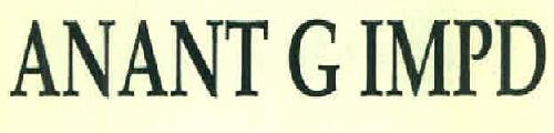 Anant G Impd Device mark 3279099 Trademark