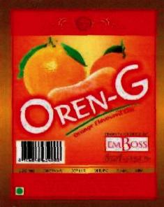 Oren-g(label) Device mark 3283977 Trademark