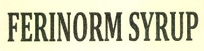 Ferinorm Syrup Device mark 3285899 Trademark