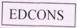 Edcons Device mark 3293217 Trademark