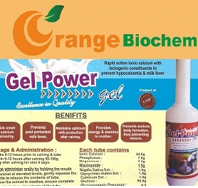 Orangebiochem Gel Power Gel Device mark 3402374 Trademark