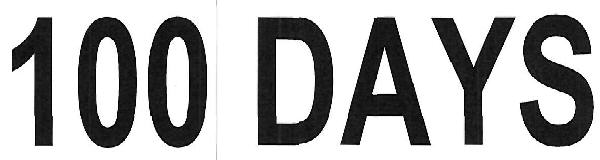 100 Days Device mark 3402853 Trademark